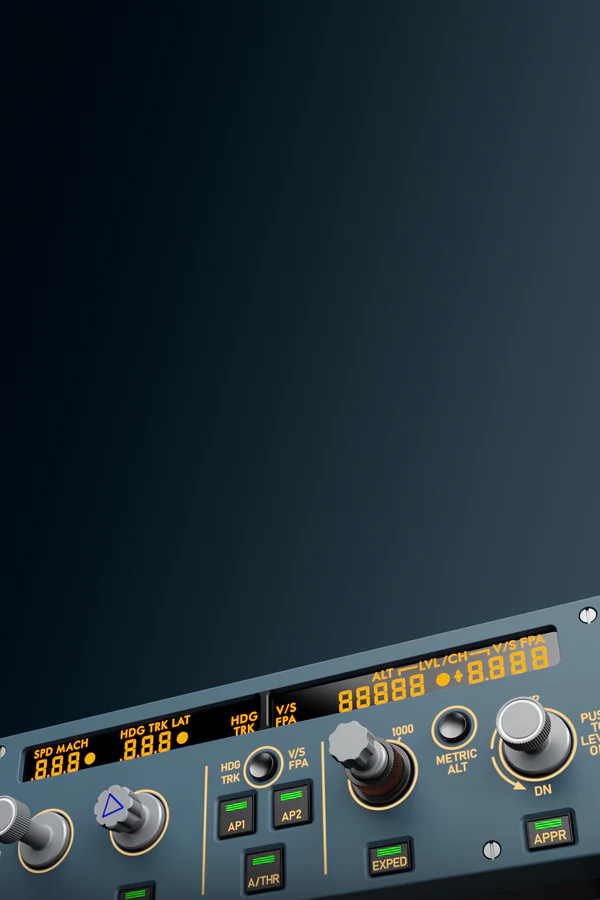 Control Panel Moza MA3F - displays for flight data